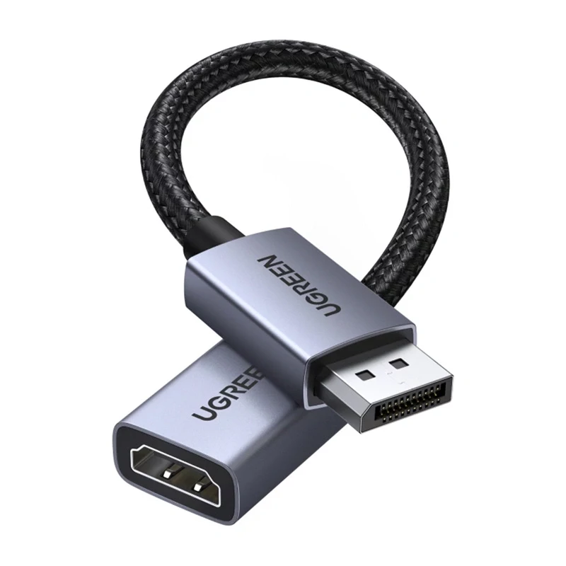 Ugreen DisplayPort to HDMI adapterkaabel 4K 30Hz Unidirectional Must 1.5m