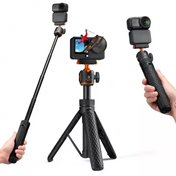 Mini statiiv ja selfie-kepp 65 cm 360° peaga DJI Osmo Nano / Action 6 / Kf09.181 jaoks