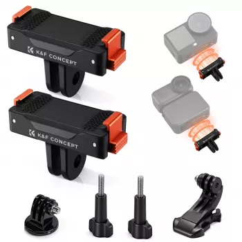 KF 2-pakk magnetiline kiirvabastusega kinnitus DJI Osmo Action 6 / Nano, GoPro ja 1/4 tolli jaoks (KF12.0029)