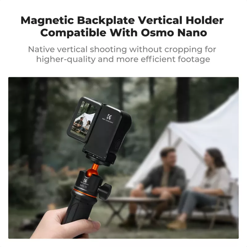 KF Concept KF12.0050 magnetiline vertikaalne kinnitusadapter 1/4-tollise keermega DJI Osmo Nano / Xtra Atto jaoks