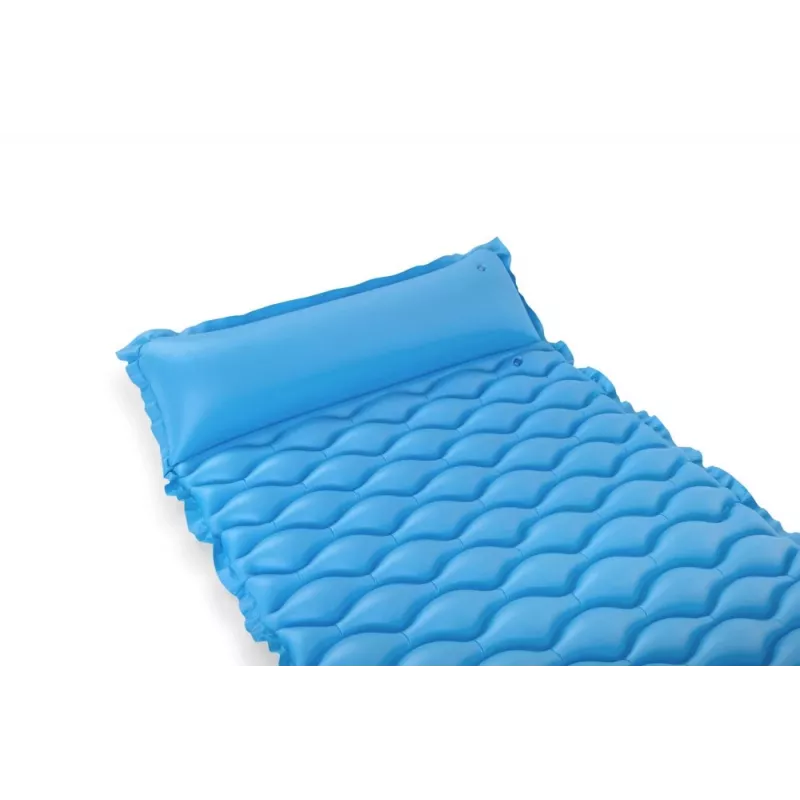 Bestway Õhkmadrats 213 x 86 cm Pavillo Roll & Relax Single Tumesinine/Hall