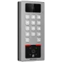 Hikvision DS-K1T502DBWX-CQR näotuvastusterminal 7-tollise puuteekraani, 2 MP topeltobjektiiviga kaamera, sõrmejälje, Mifare-kaardi, PIN-koodi, Wi-Fi, IP65, IK08