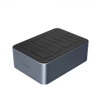 ORICO 6646C3-C 4-kohaline dokkimisjaam 2.5/3.5 SATA HDD/SSD jaoks võrguühenduseta kloonimisfunktsiooniga - Hall