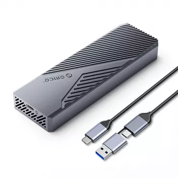 ORICO CNM2-G20 M.2 NVMe USB-C 3.2 20Gbps Enclosure - Grey