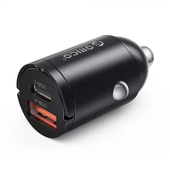 ORICO MiniRing 30W USB-A + USB-C Car Charger - Must