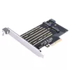 ORICO PDM2 PCIe 3.0 x4 M.2 NVMe & SATA SSD Adapter Card - Must