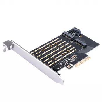ORICO PDM2 PCIe 3.0 x4 M.2 NVMe & SATA SSD Adapter Card - Must