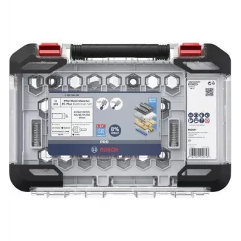 Bosch Professional Progressor Multi Material PC Plus Saekroonikomplekt 11-osaline