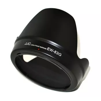 JJC objektiivivarjund Canon EW-83G jaoks, kroonlehe kujuga, must