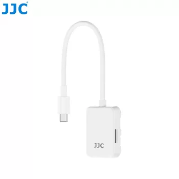 JJC PDB-UC USB-C Micro SD kaardilugeja 2x USB-C pordiga, kosmosehall