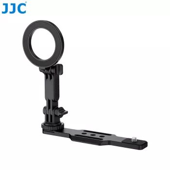 JJC HG-CS1 laienduskinnitus DJI Osmo Pocket 3 jaoks Magsafe telefonihoidikuga, 1/4 inch keermed, cold shoe, alumiiniumsulam, must
