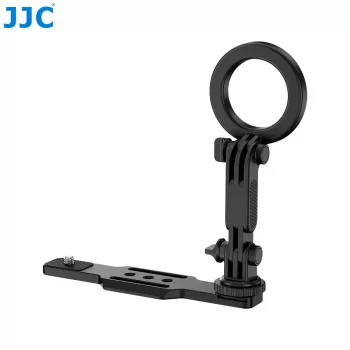 JJC HG-CS1 laienduskinnitus DJI Osmo Pocket 3 jaoks Magsafe telefonihoidikuga, 1/4 inch keermed, cold shoe, alumiiniumsulam, must