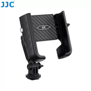 JJC PM-CS1 Adapter Mount 1/4 inch keermega telefonile, nutitelefonile, GoPro-le, standardne ISO hot shoe, must