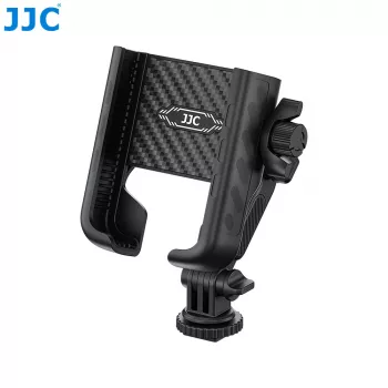 JJC PM-CS1 Adapter Mount 1/4 inch keermega telefonile, nutitelefonile, GoPro-le, standardne ISO hot shoe, must