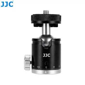 JJC BH-CM1 3D Alumiiniumist kuulpea 1/4 inch keermega ja skaalaga kaamerale