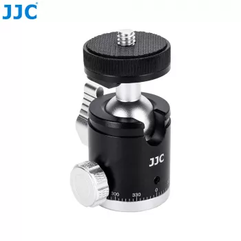 JJC BH-CM1 3D Alumiiniumist kuulpea 1/4 inch keermega ja skaalaga kaamerale