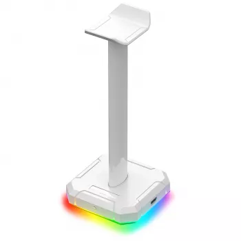 Redragon Scepter PRO HA300-W Gaming Headset Stand with RGB Lighting, White