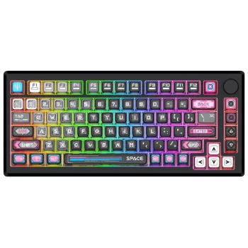 Redragon K732MC-RGB-PRO Uranus Pro 82 75% mehaaniline klaviatuur, hot-swappable, RGB, USB-C, must