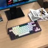 Redragon Ucal Magnetic K673WB-RGB-M 75% Tri-Mode mehaaniline mänguklaviatuur, valge/must