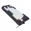 Redragon Ucal Magnetic K673WB-RGB-M 75% Tri-Mode mehaaniline mänguklaviatuur, valge/must
