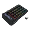 Redragon Cove K733-RGB-WL 60% Tri-Mode mehaaniline klaviatuur, hot-swappable, RGB, must