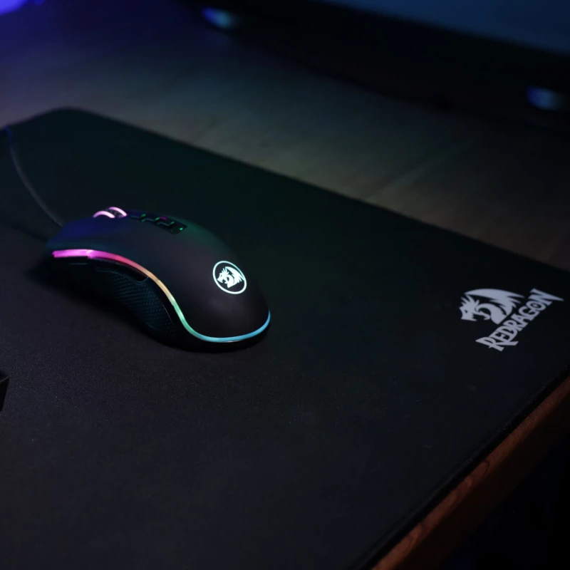 Redragon P032 FLICK XL Gaming Mouse Pad - Medium, Black, Micro-Woven Fabric