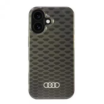 Audi IML õmblusmustriga MagSafe kõva ümbris Apple iPhone 16 6,1 inch jaoks - must