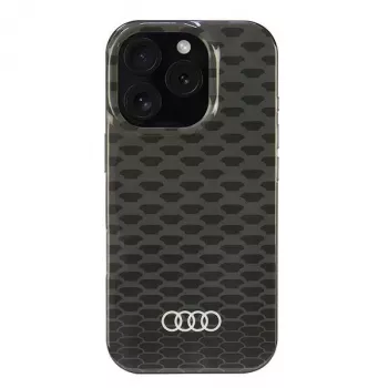 Audi IML õmblusmustriga MagSafe kõva ümbris Apple iPhone 16 Pro 6,3 inch jaoks, must