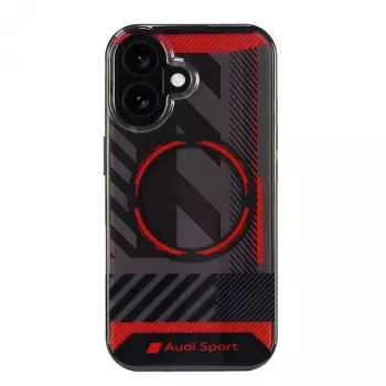 Audi IML Sport MagSafe kõva ümbris Apple iPhone 16, 6.1 inch, must