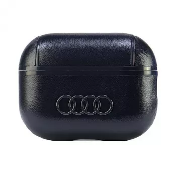 Audi Leather Big Logo AirPods Pro 2 Cover Black AU-APP2-GT/D3-BK
