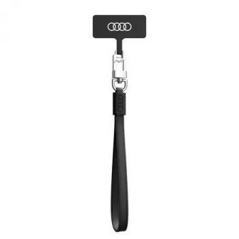 Audi Universal Phone Lanyard 28cm 10mm Leather Black