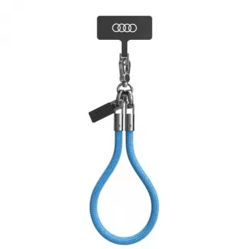 Audi Universal Phone Lanyard 28cm 8mm Blue AU-HSL8-R8/D1-BE
