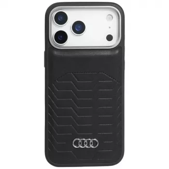 Audi GT Synthetic Leather MagSafe Case for iPhone 17 Pro Max Black