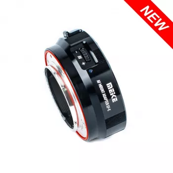 Meike MK-EFTE-B Objektiivi kinnitusadapter Canon EF/EF-S Sony E-le autofookusega