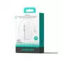 Powerbank Joyroom JR-PR2 35W 10000mAh with Retractable USB-C Cable and Built-in Lightning Cable - White