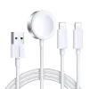 Joyroom S-IW007 3-in-1 magnetiline laadimiskaabel USB-A – Lightning/USB-C/Micro USB 1,2 m valge