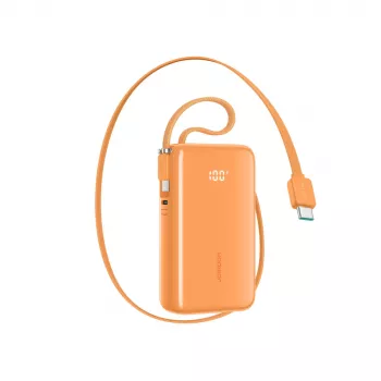 Powerbank Joyroom JR-PR2L 35W 10000mAh sisseehitatud USB-C kaablitega - Oranž