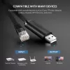 UGREEN CM204 USB to RJ45 konsoolikaabel 1,5 m must