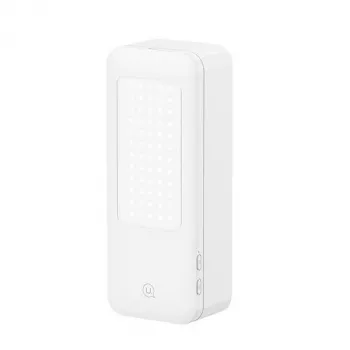 USAMS Multifunktsionaalne telefoni hoidik LED-ringvalgusega, valge, ZB26501 (US-ZB265)