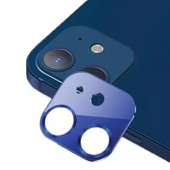 USAMS Kaamera objektiivi klaas iPhone 12-le, metallsinine BH703JTT05 (US-BH703)