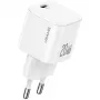 USAMS 20W USB-C PD seinadapter koos Lightning-kaabliga (1 m) - Valge