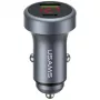 USAMS CC327 Alumiinium 45W USB-A USB-C Auto Laadija - Tarnish