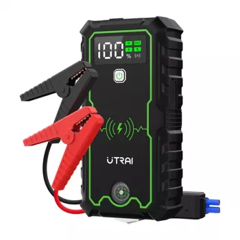 UTRAI JS1 Pro Car Starter 2000A Peak 16000mAh 12V Jump Starter with LED Flashlight