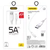 Dudao L2L USB-A to Lightning kaabel 1m Valge