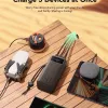 VEGER Powerbank Tank Boost PD QC3.0 5A 130W 56000 mAh Must W5001C