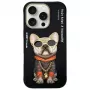 Nimmy Case for iPhone 16 Pro Max 6.9 inch Black Glasses Cool Dog