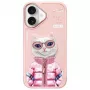 Nimmy Cool&Cute 2.0 Cat Tagakate Apple iPhone 16 6.1 inch Roosa