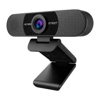 EMEET SmartCam C960 HD veebikaamera - Full HD 1080p, sisseehitatud mikrofon, privaatsuskaas, Plug & Play