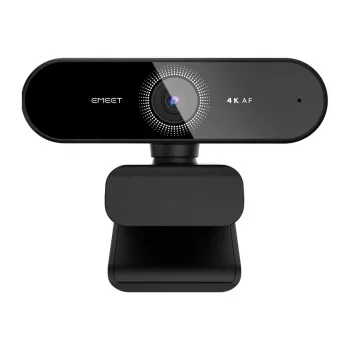 EMEET SmartCam Nova 4K veebikaamera AI automaatse kaadriga, kahe mikrofoniga, privaatsuskaane ja USB-C-ga
