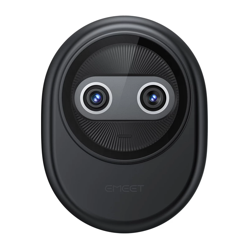 EMEET Piko veebikaamera 4K UHD autofookusega, kahe mikrofoniga, privaatsuskaane ja USB-C-ga, must